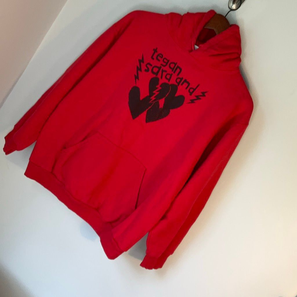 Tegan And Sara Bundle- Red Hoodie And Nwot Book Crush. Pride!